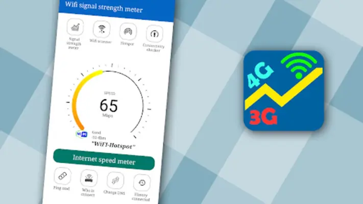 WiFi signal strength meter android App screenshot 3